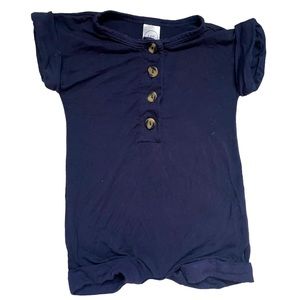 Navy Lou Lou and Company Romper 3-6 months
